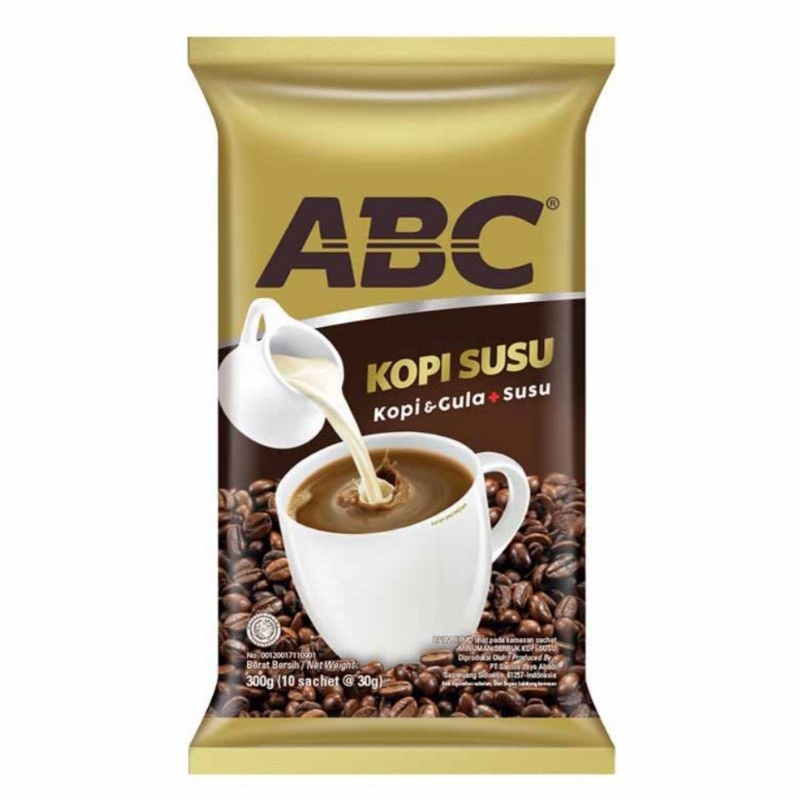 

ABC Kopi Susu Instan 10 × 30 g