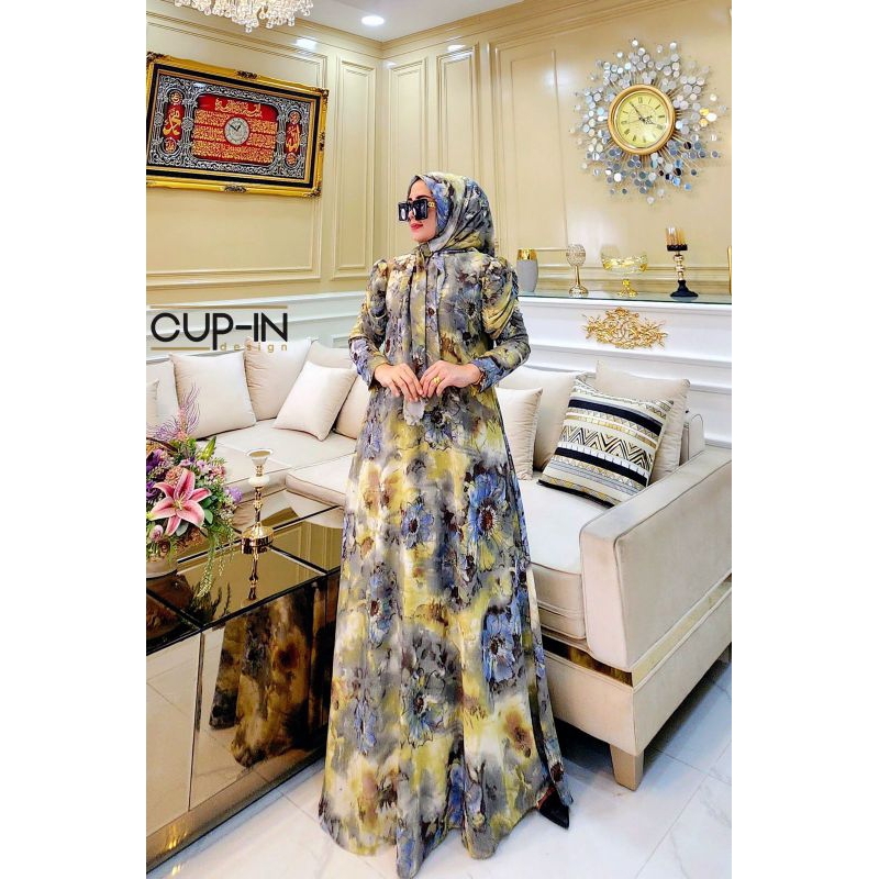 Gamis kenzo set hijab