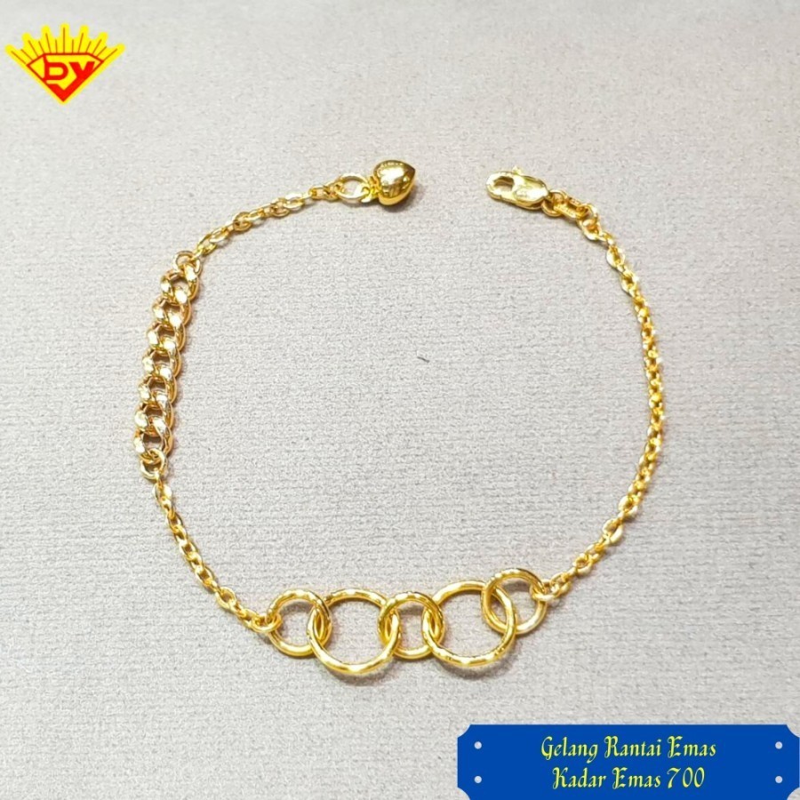Gelang Rantai Emas 013 Kadar Emas 700