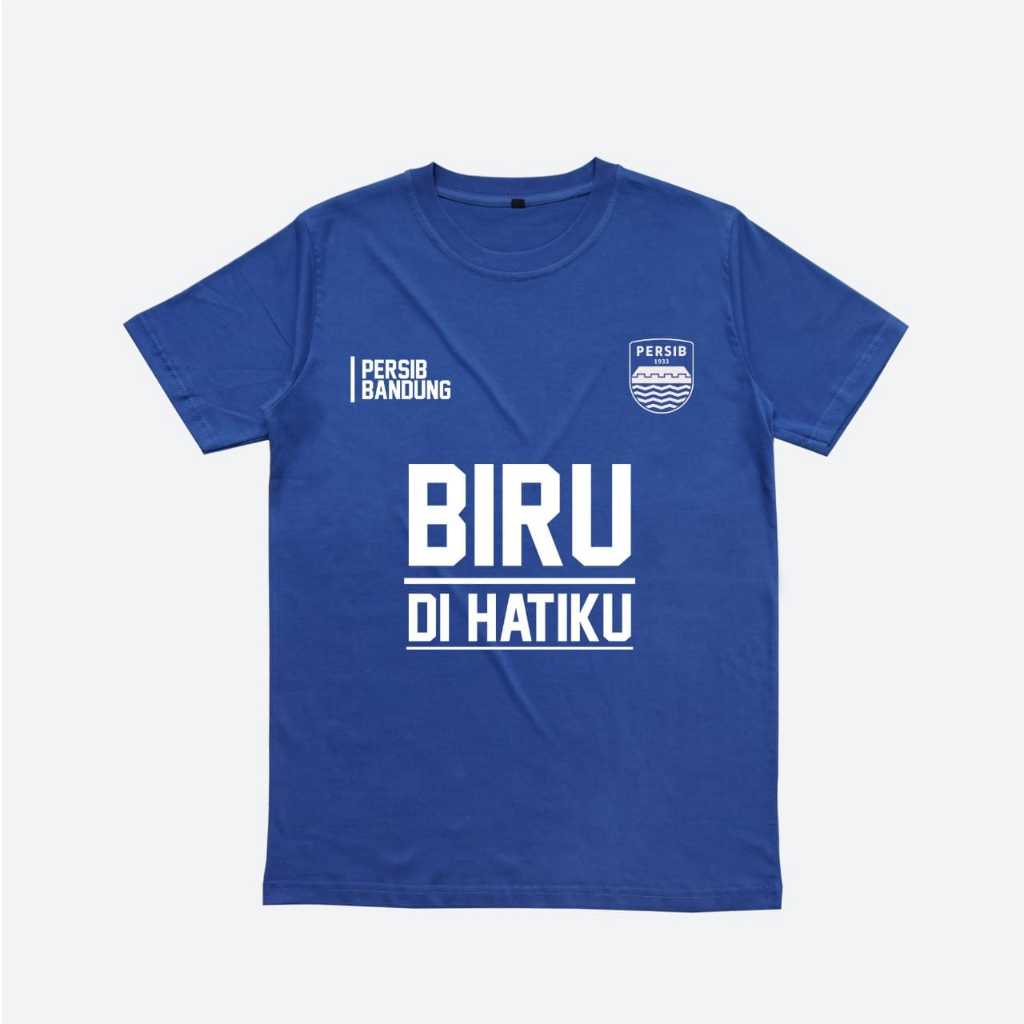 Distro Ngetren - Kaos Biru Di Hatiku - Kaos Persib