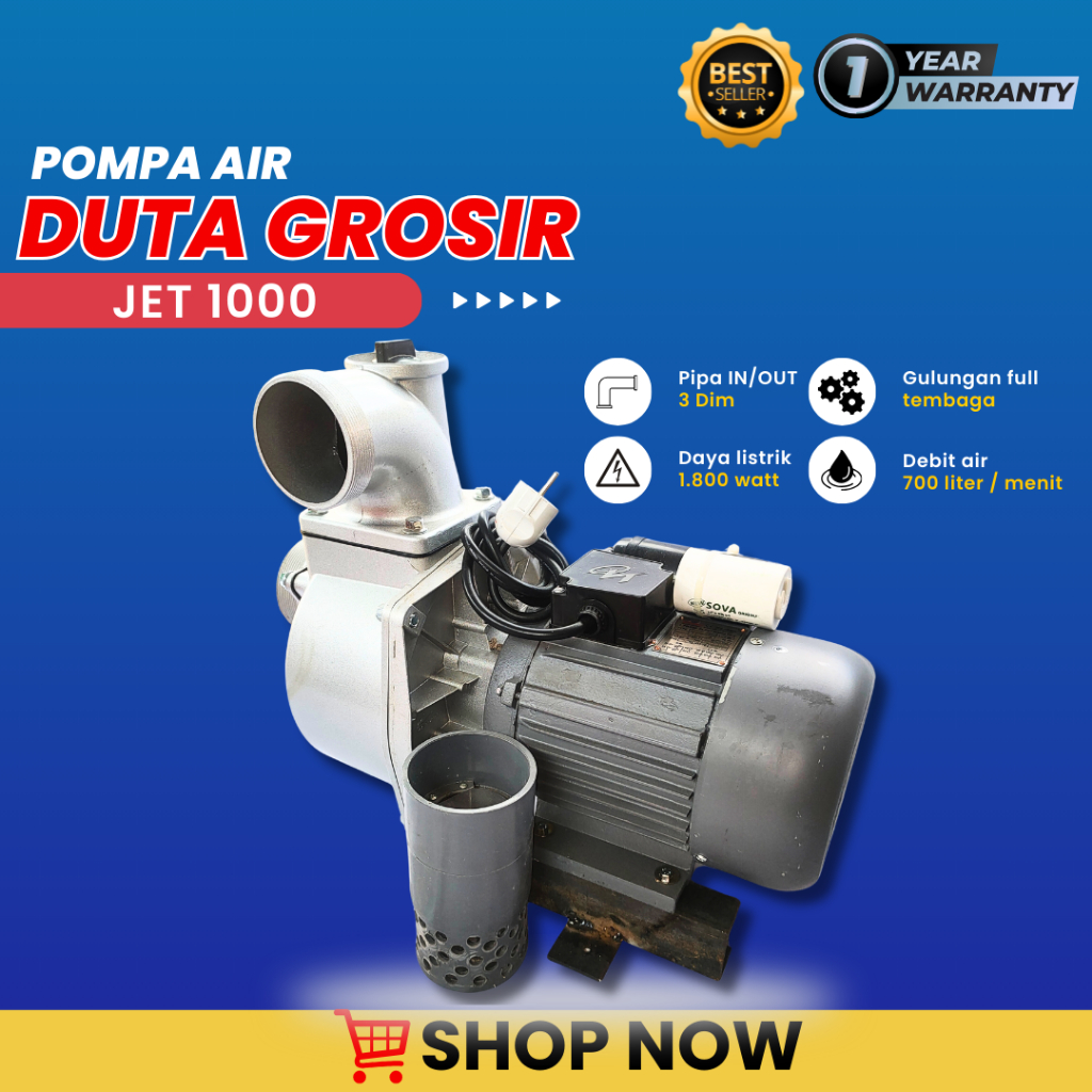 Modifikasi pompa air irigasi JET 1000 pompa air modifikasi Malang hemat listrik semburan kencang pac