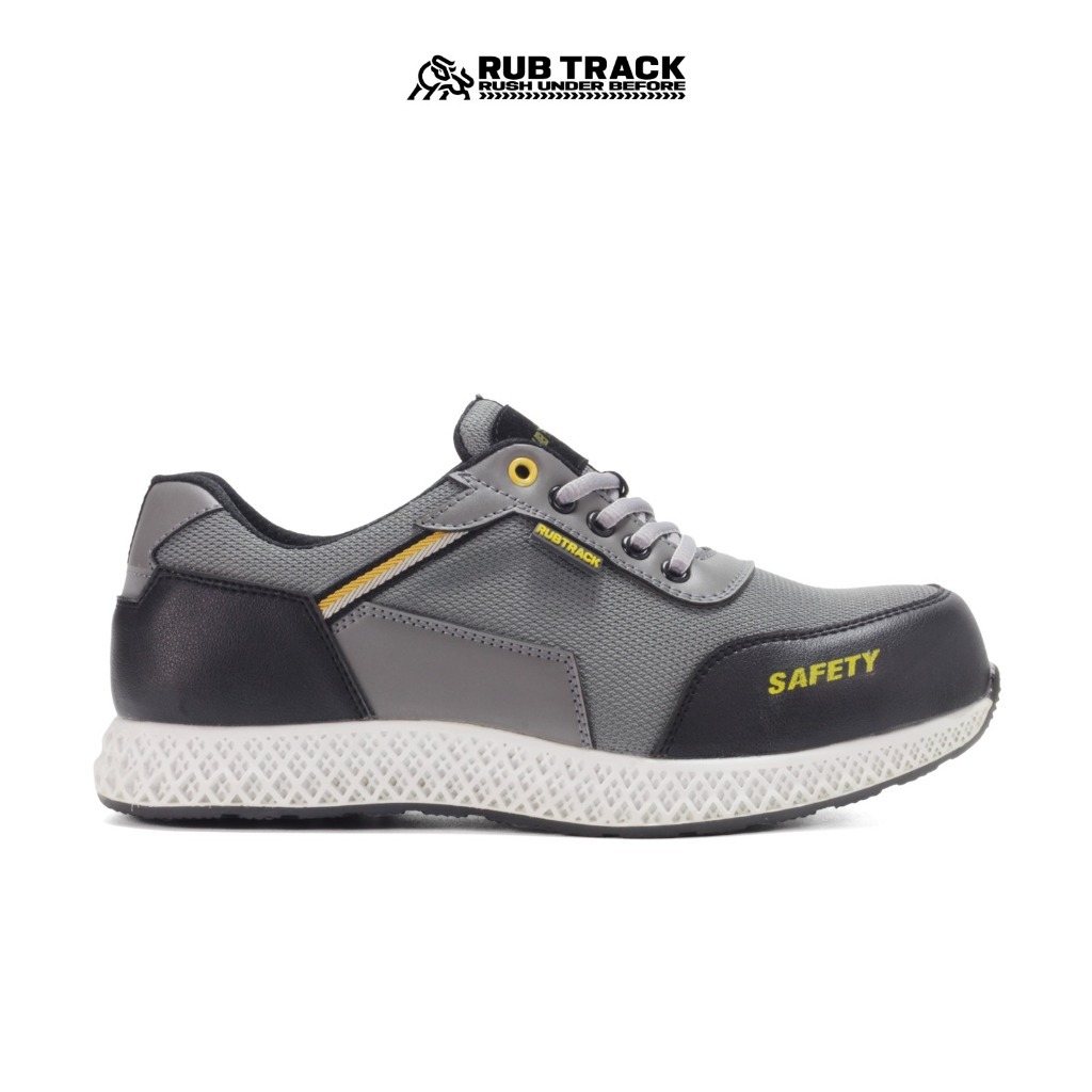 Sepatu Sneakers Safety Pria RUBTRACK - STREAMLINE | Sport Ujung Besi Olahraga Tracking Gunung Tourin