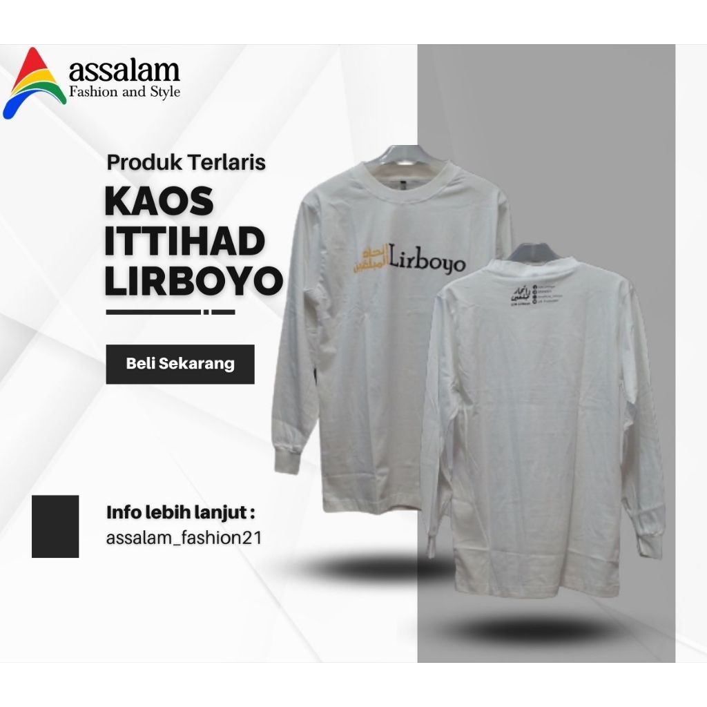 kaos ittihadul mubalighin ponpes lirboyo panjang & pendEk/kaos lirboyo