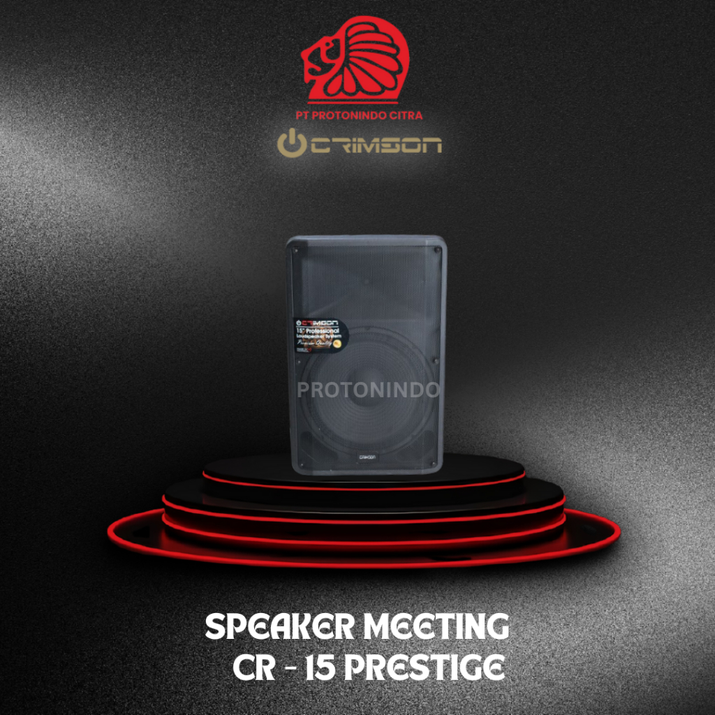Speaker Portable Meeting - Crimson CR 15 Prestige 15 Inch