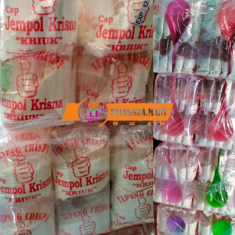 

[COD QA84] PALUGADA | READY TEPUNG JEMPOL (isi 10pcs+free entong) Ready
