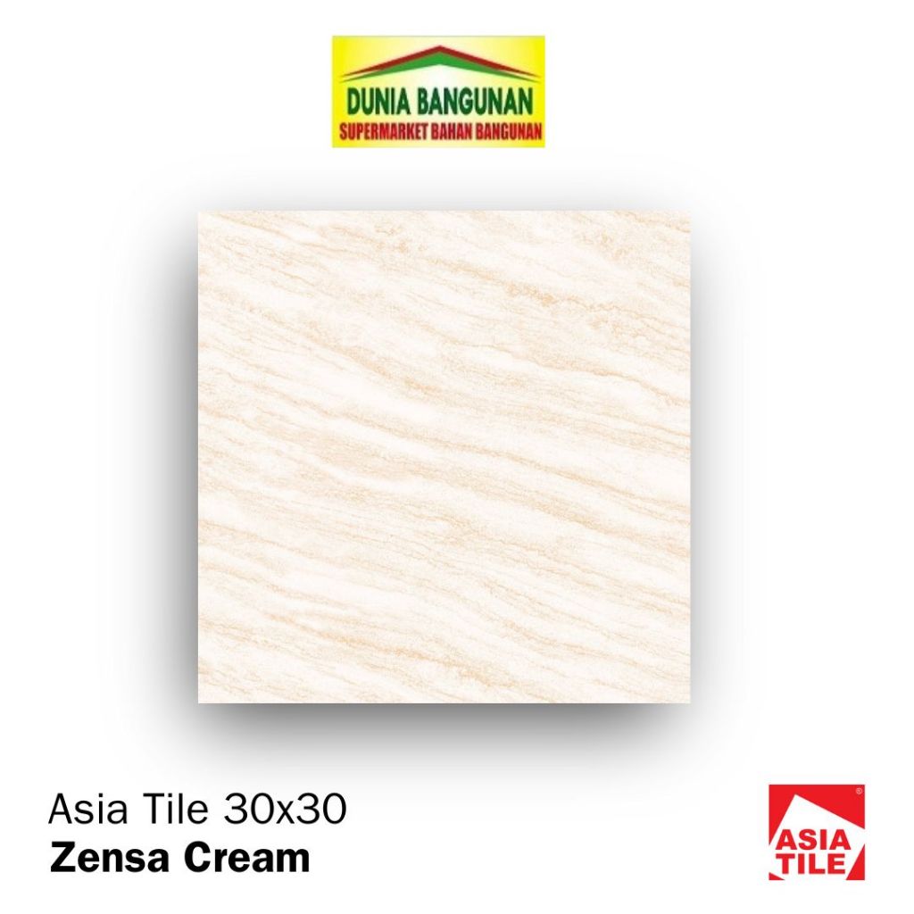 Asia Tile Zensa Cream KWC 30X30 Keramik Lantai