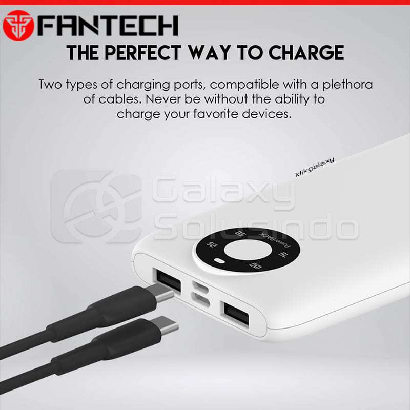 FANTECH S1 PowerPack 10.000mAh Dual Input USB Micro Type-C Powerbank