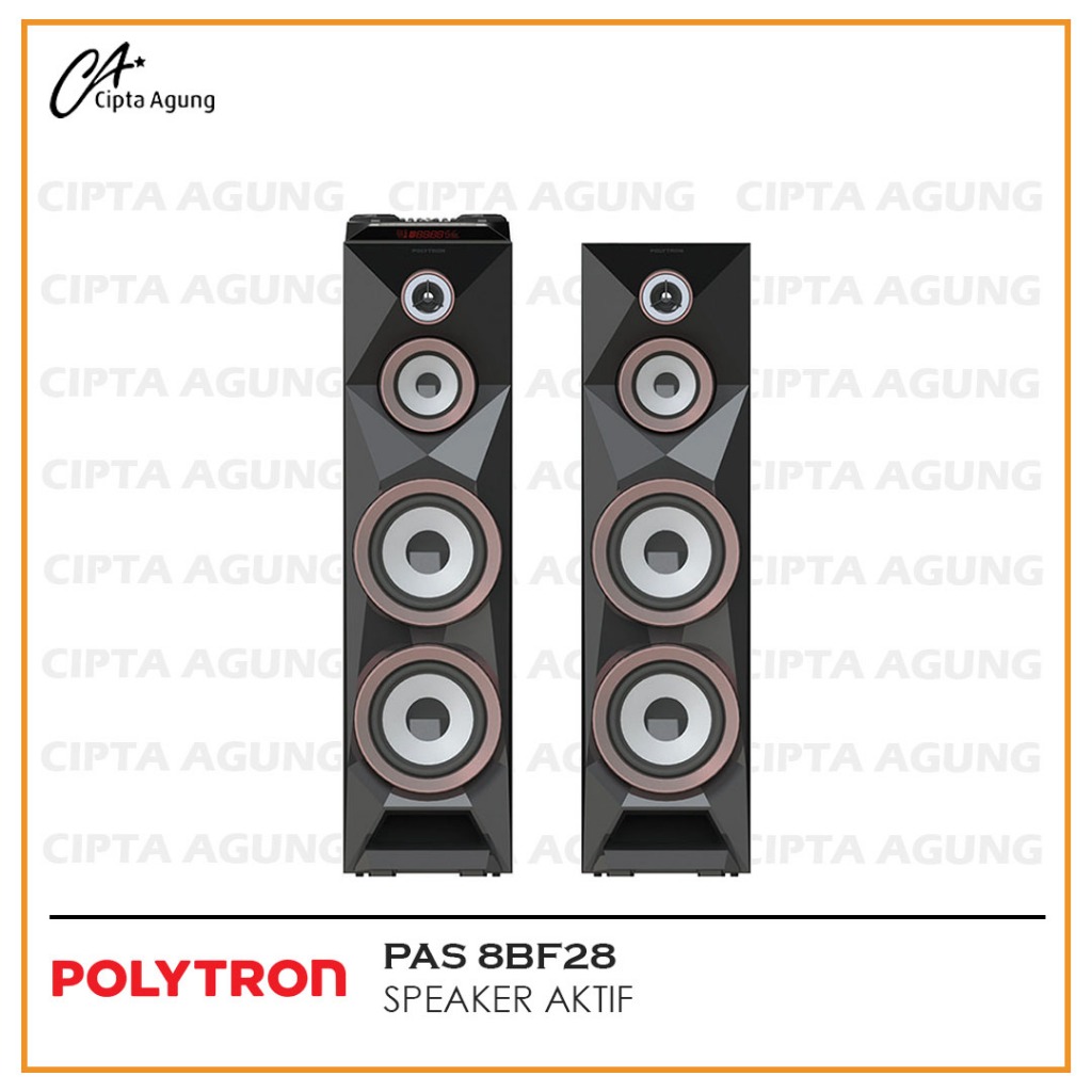 POLYTRON ACTIVE SPEAKER POLYTRON PAS 8BF28 PAS8BF28 PAS-8BF28 PAS 8 BF 28 8BF 22 8 INCH USB XBR BLUE