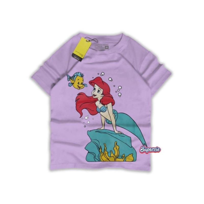 Kaos Distro anak Laki-Laki dan Perempuan Motif Warna Ungu
