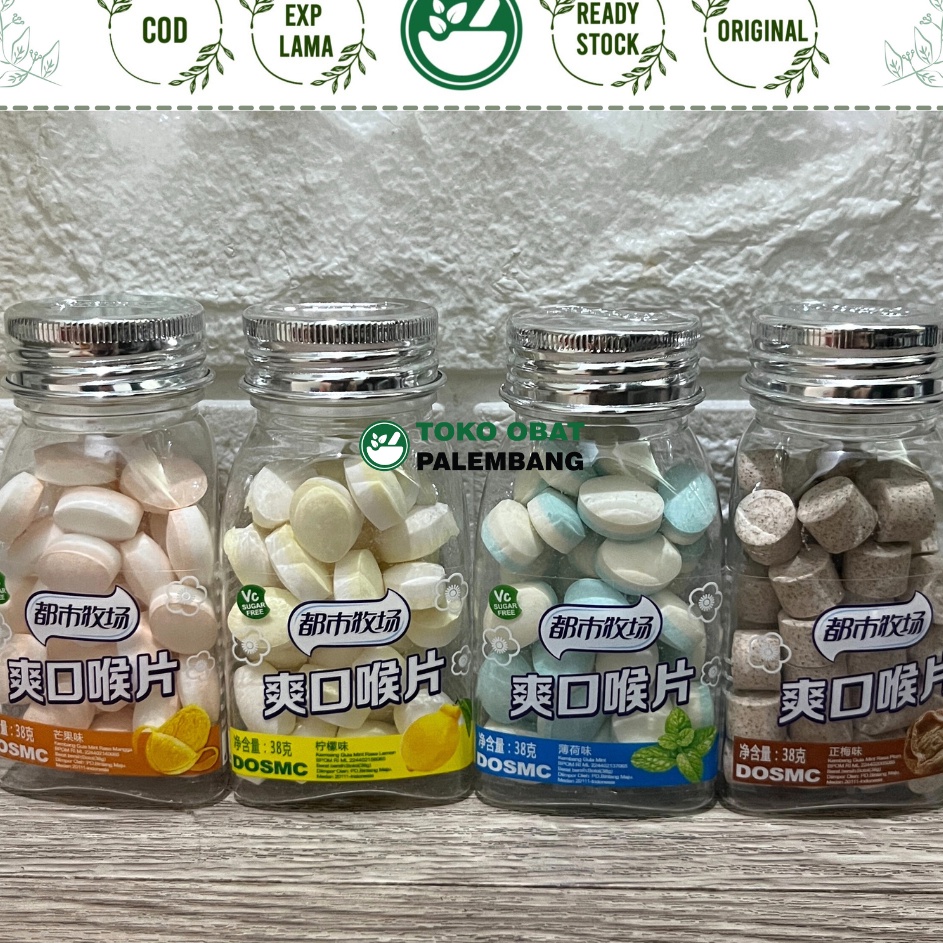 

[KODE G8ZDE] DOSMC KEMBANG GULA MINT RASA PLUM MINT LEMON MANGGA SANCA HAW FLAKES 38 GRAM PERMEN PLUM FLAVOUR CANDY KIAMBOY XINLE CANDY