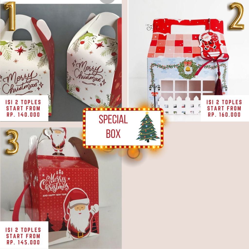 

Hampers Natal isi 1 & 2 Toples - Gable Special Butter Treats