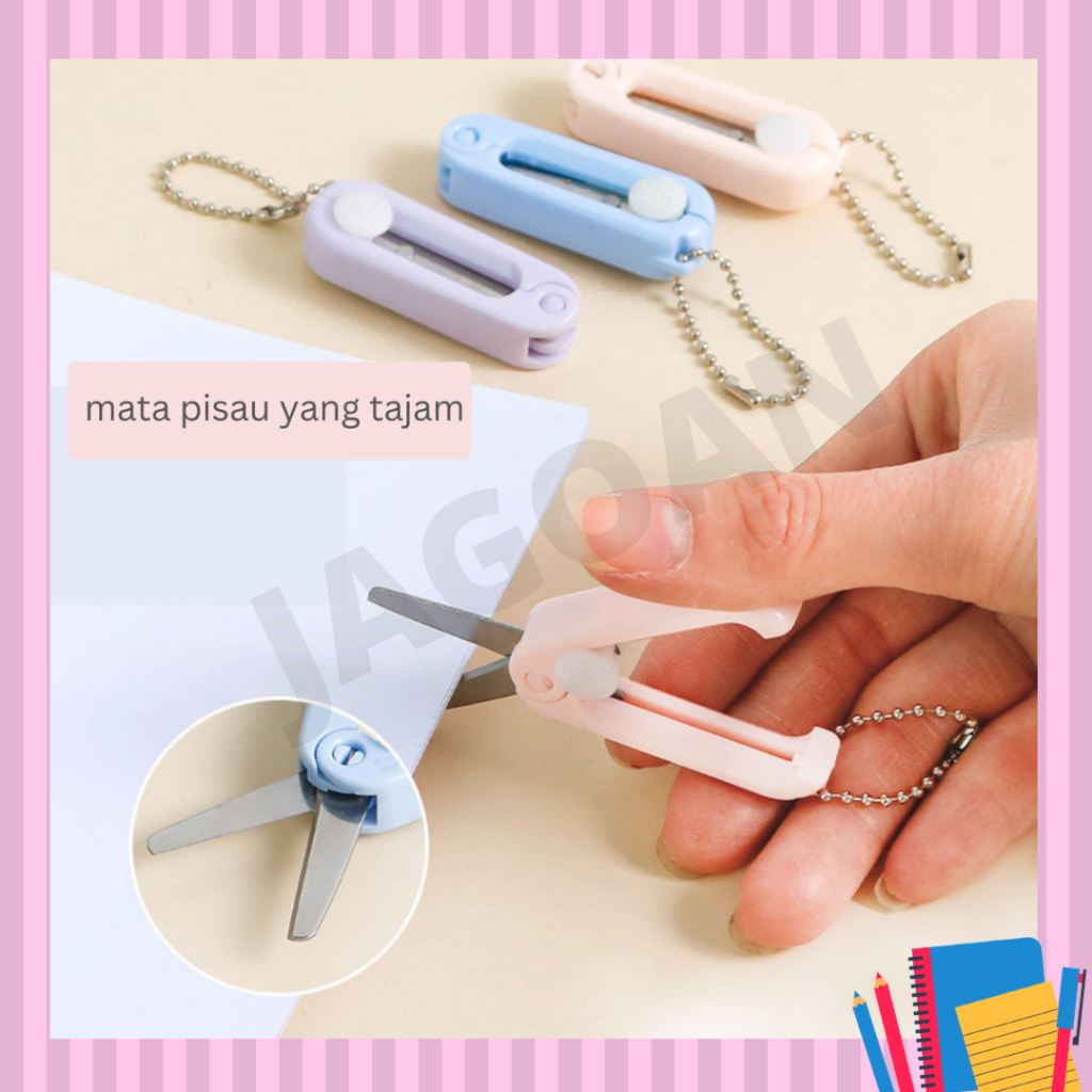 

[JAGOAN] Gunting Lipat Mini Portable / Pemotong Kertas JT0055