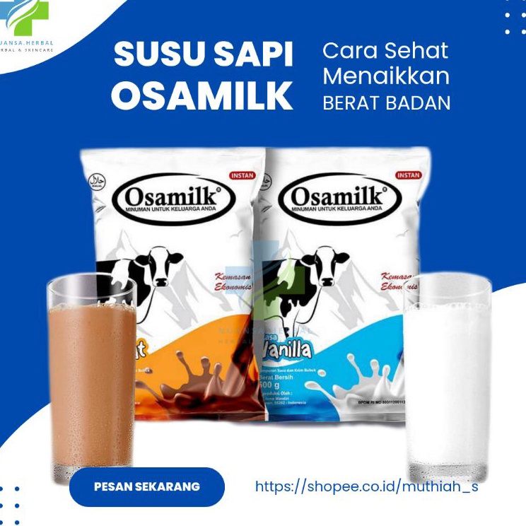 

[KODE CT7HB] SUSU OSAMILK GEMUK BADAN 500 gram