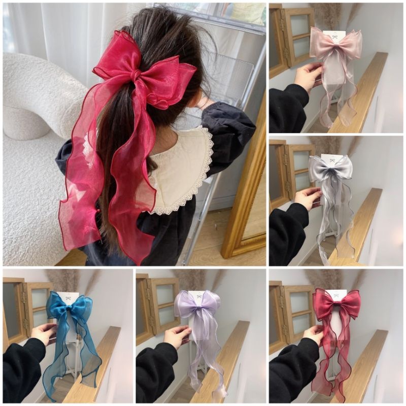 Jepit Rambut Anak Model Pita Panjang Import Jepitan Rambut Anak Dewasa