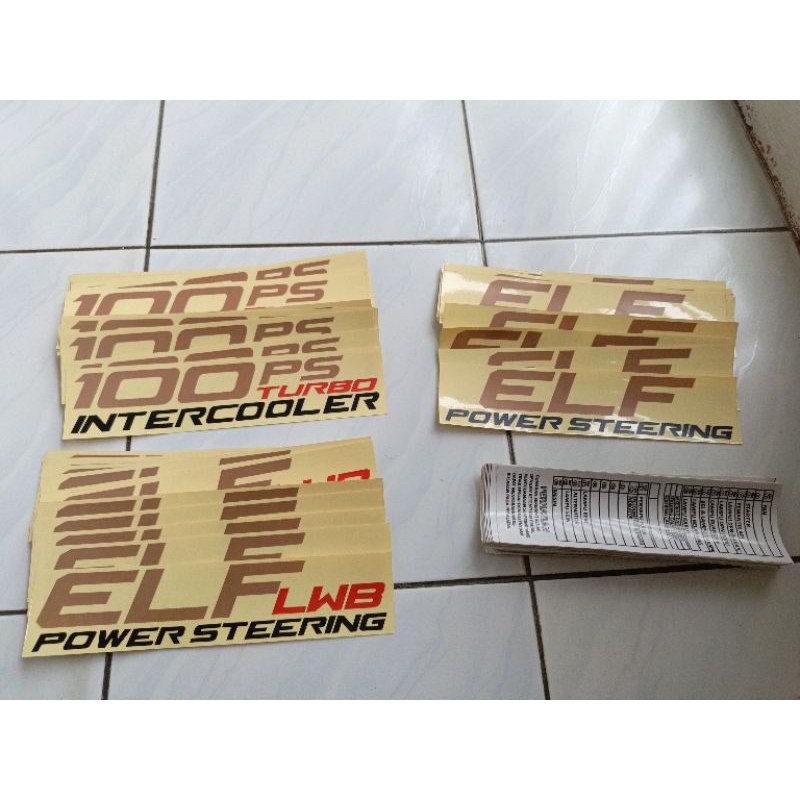 sticker isuzu elf