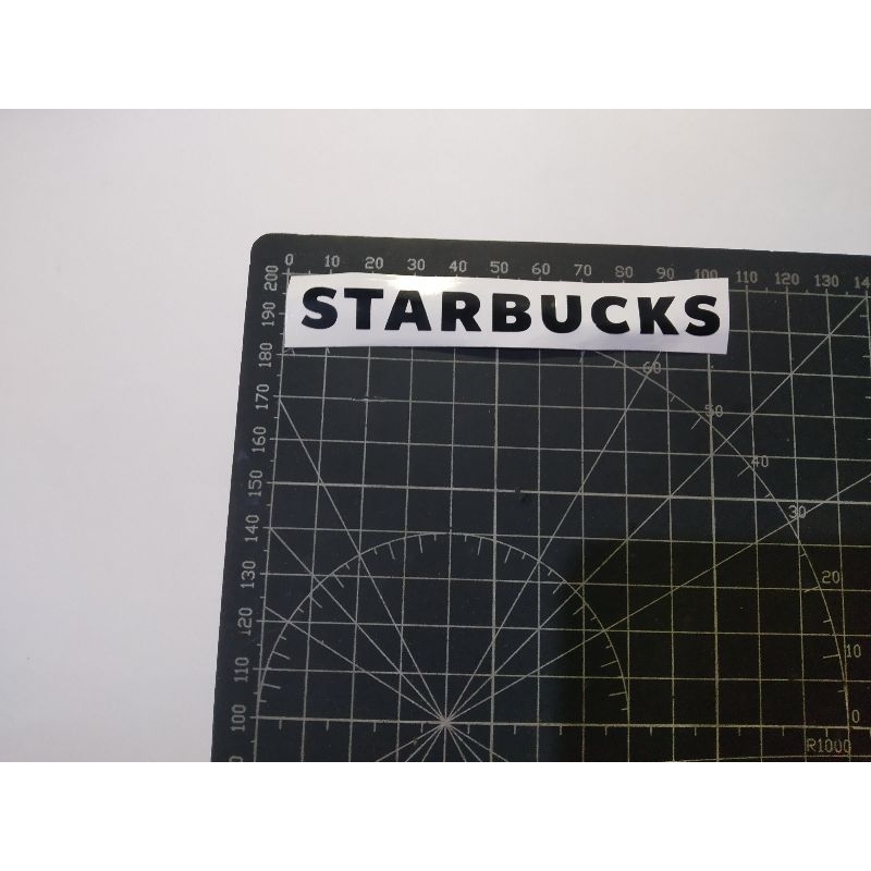 

cutting stiker starbucks