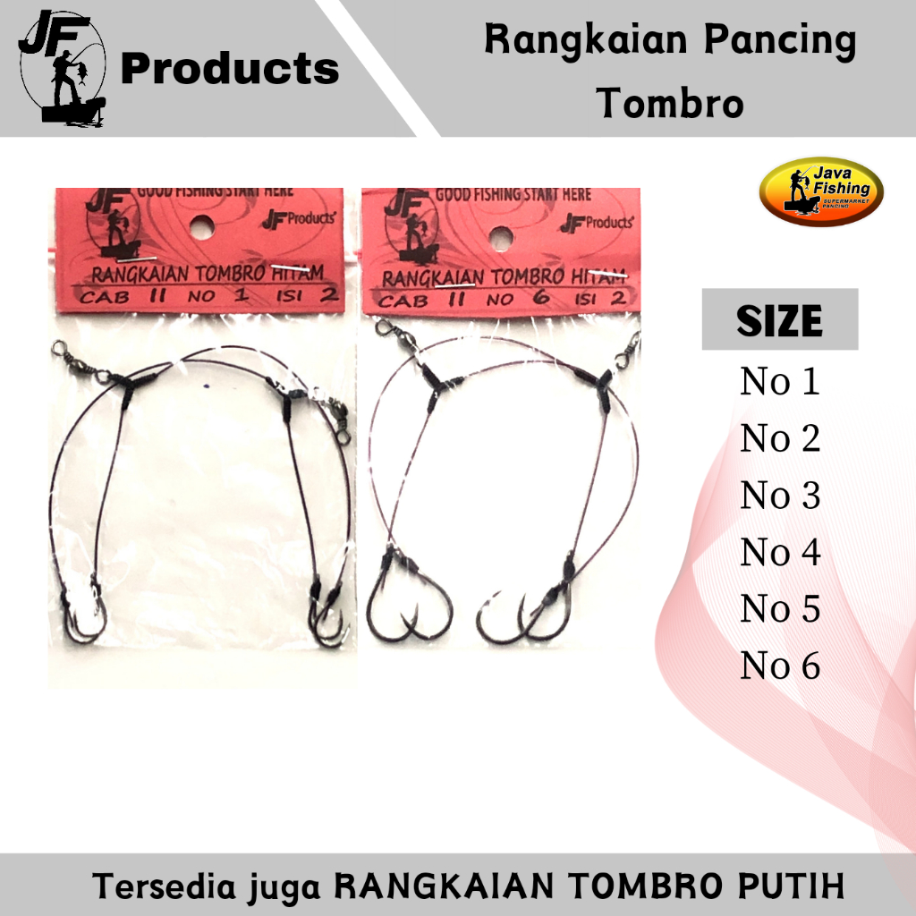 Rangkaian Pancing Tombro JF Siap Pakai | RANGKAIAN TOMBRO JF Cabang II