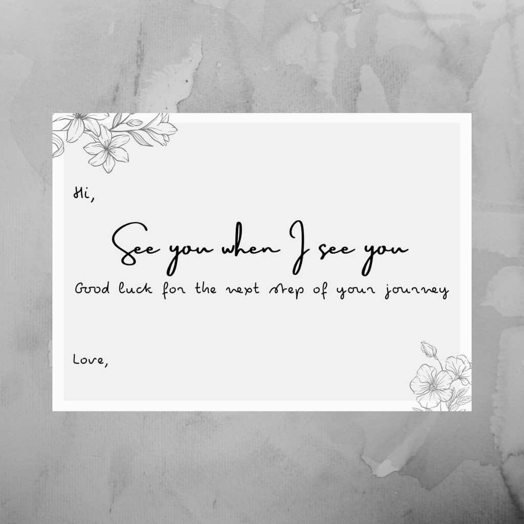 KATANNISA KARTU UCAPAN FAREWELL / GREETING CARD / GIFT CARD