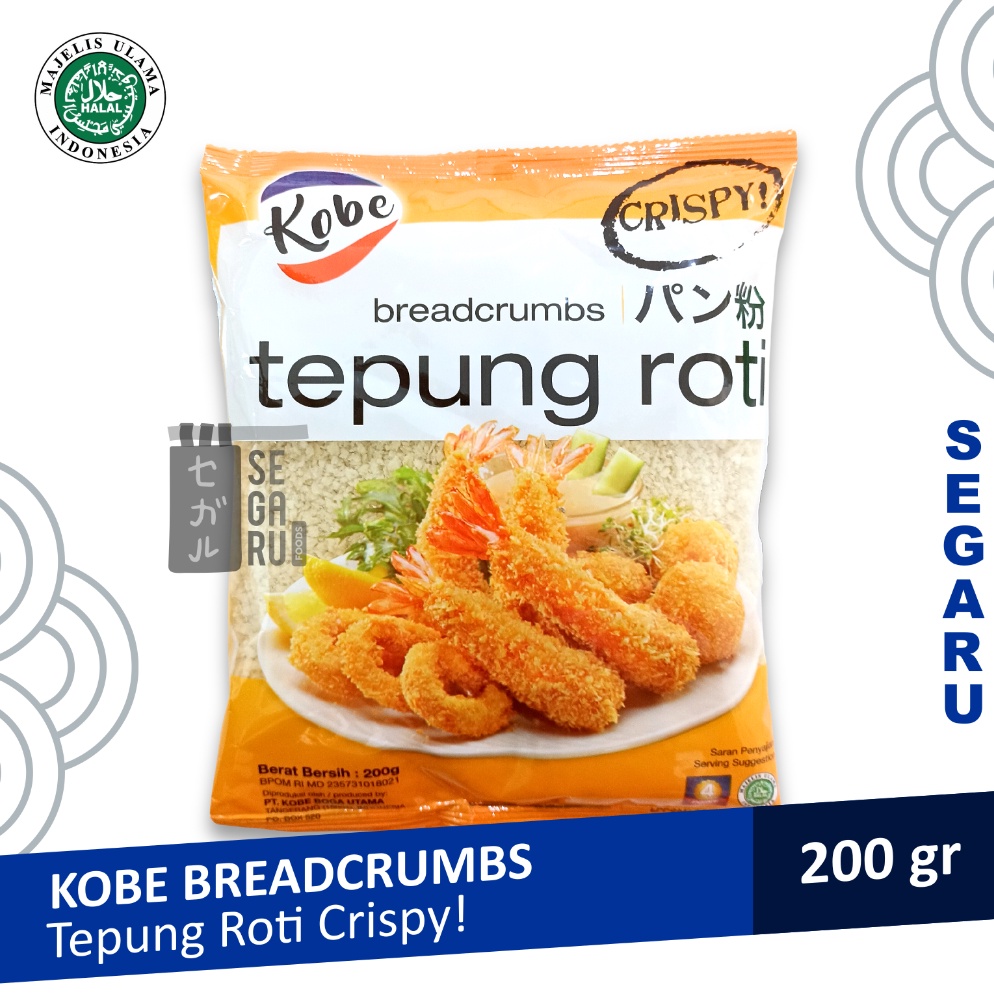 

[✿S9➤] KOBE Tepung Roti Panir Kobe Crispy Breadcrumbs 200gr Special Price