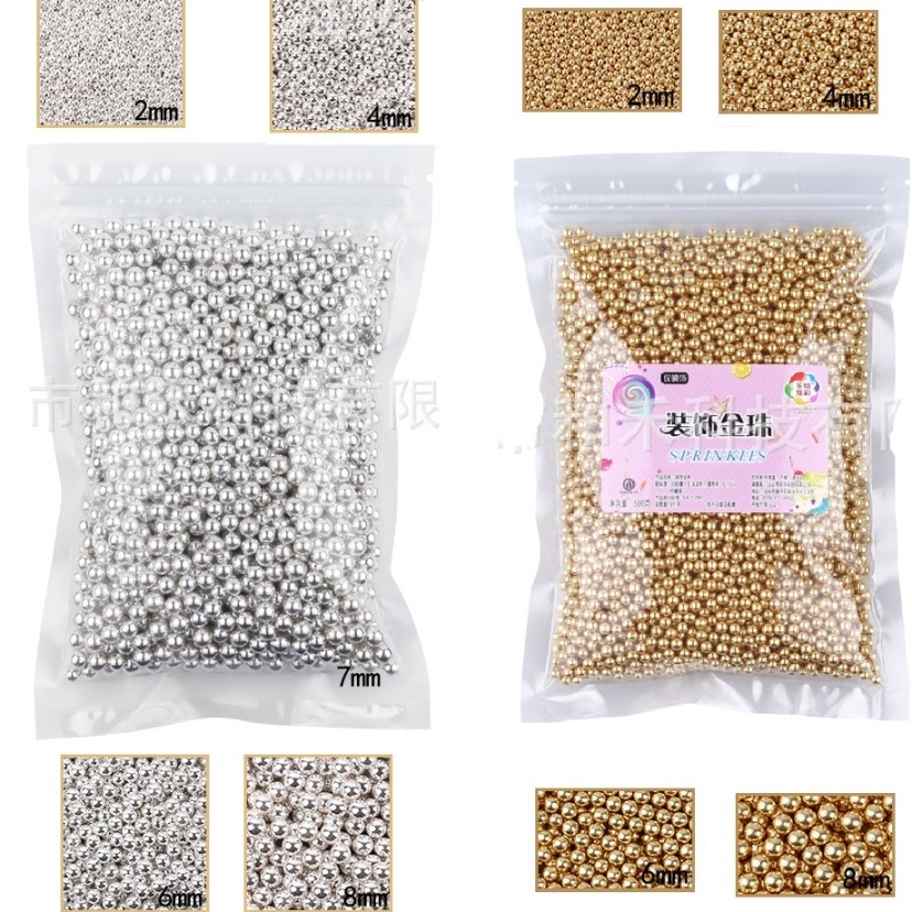 

[KODE PRODUK TESCQ4193] Edible Sprinkles Pearl Hiasan Dekorasi Kue Sprinkle Sprinkel Mutiara