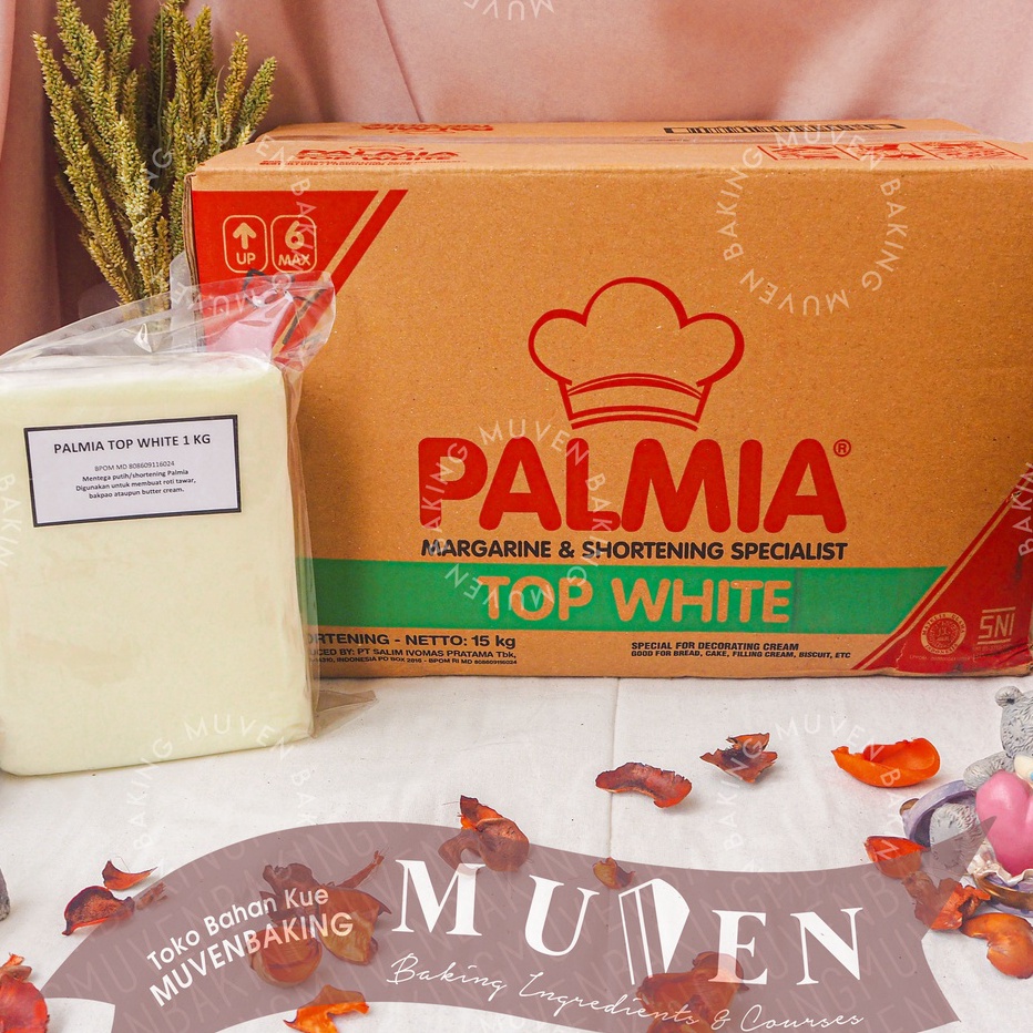 

[KODE PRODUK FC8TR8140] MENTEGA PUTIH PALMIA TOP WHITE 1 Kg / SHORTENING