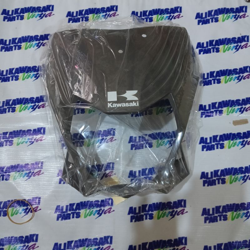 COVER BATOK LAMPU DEPAN GRAY/ ABU ABU STIKER KLX BF DTRACKER BF ORIGINAL