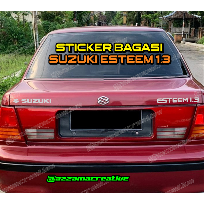 Sticker Bagasi SUZUKI ESTEEM 1.3 For Suzuki Esteem 1300
