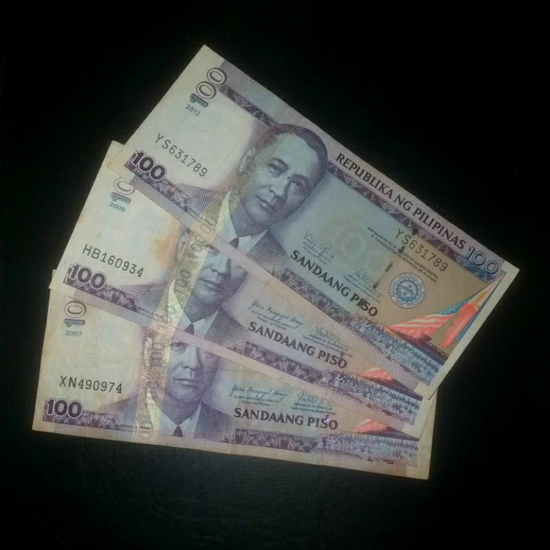 Banknotes #Philippines Pesos 100₱