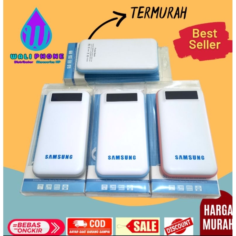 powerbank slim tipis xiaomi/samsung kapasitas kecil 9000mah/98000mah charger portabel murah