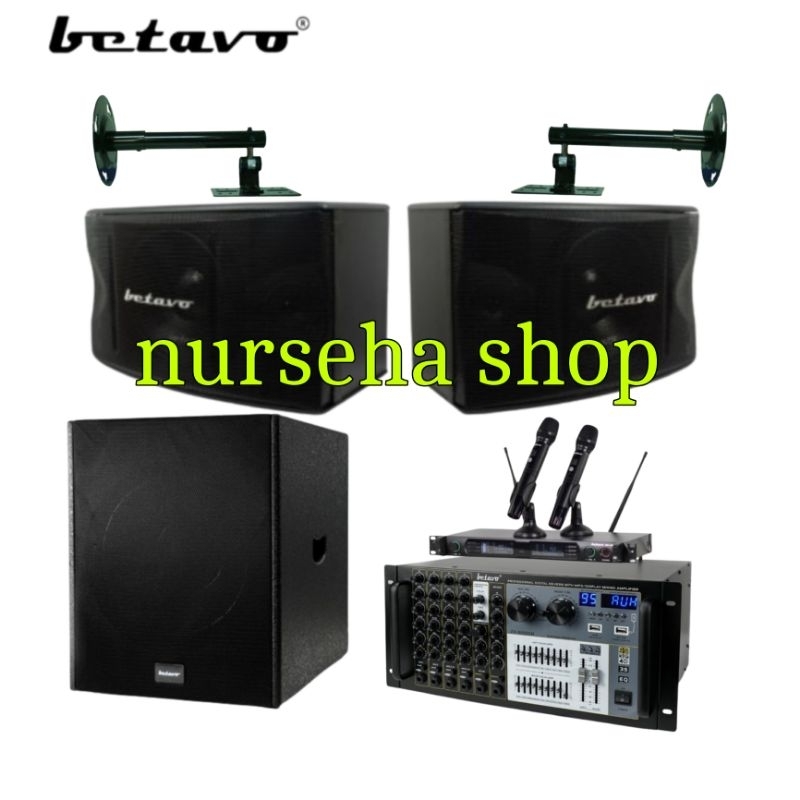 Paket sound system karaoke BETAVO FULL SET ORIGINAL GARANSI RESMI