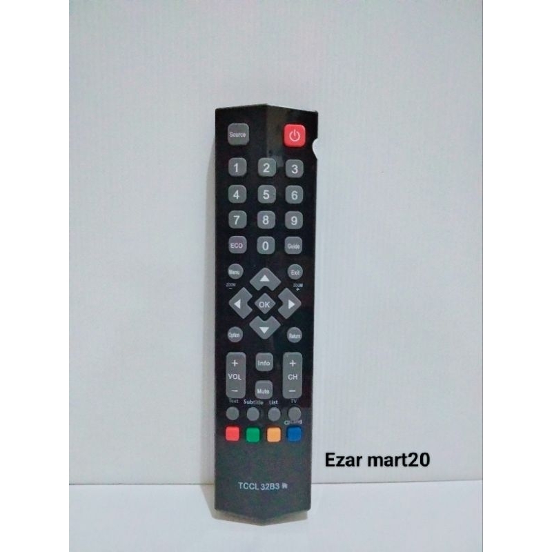 REMOTE TV TCL LCD LED TV DIGITAL 40B3 32B3