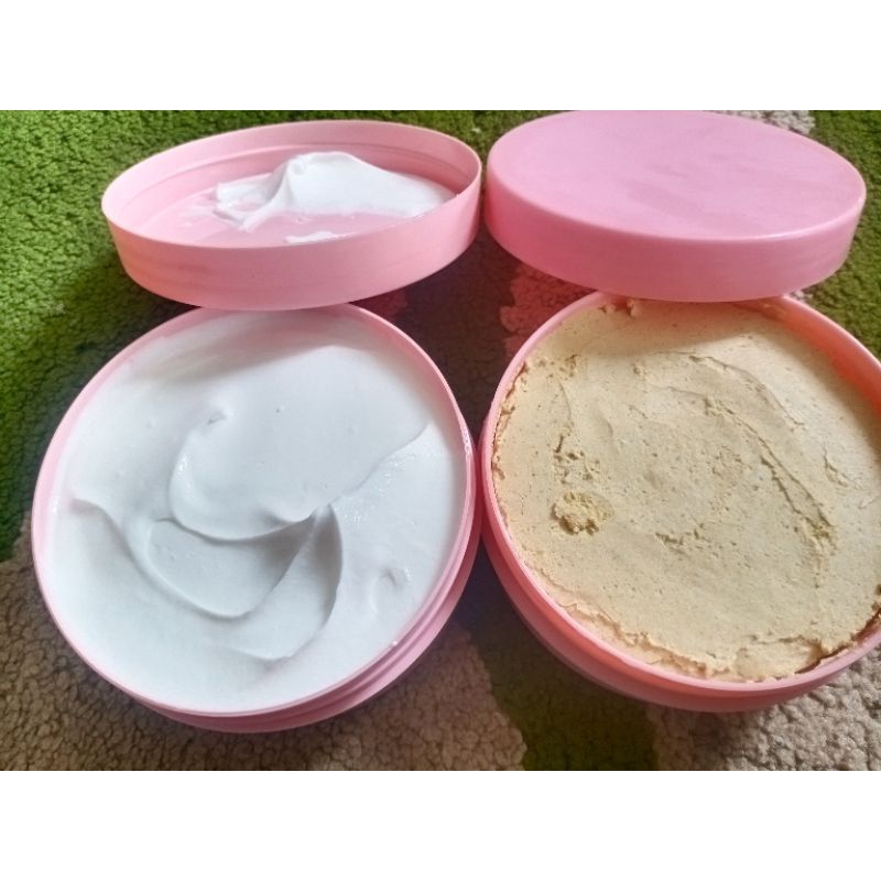 Paket pemutih badan handbody racik dan Lulur racikan