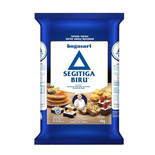 

➵Model Terkini✧➬ BOGASARI TERIGU SEGITIGA BIRU 1 KG - TEPUNG E46