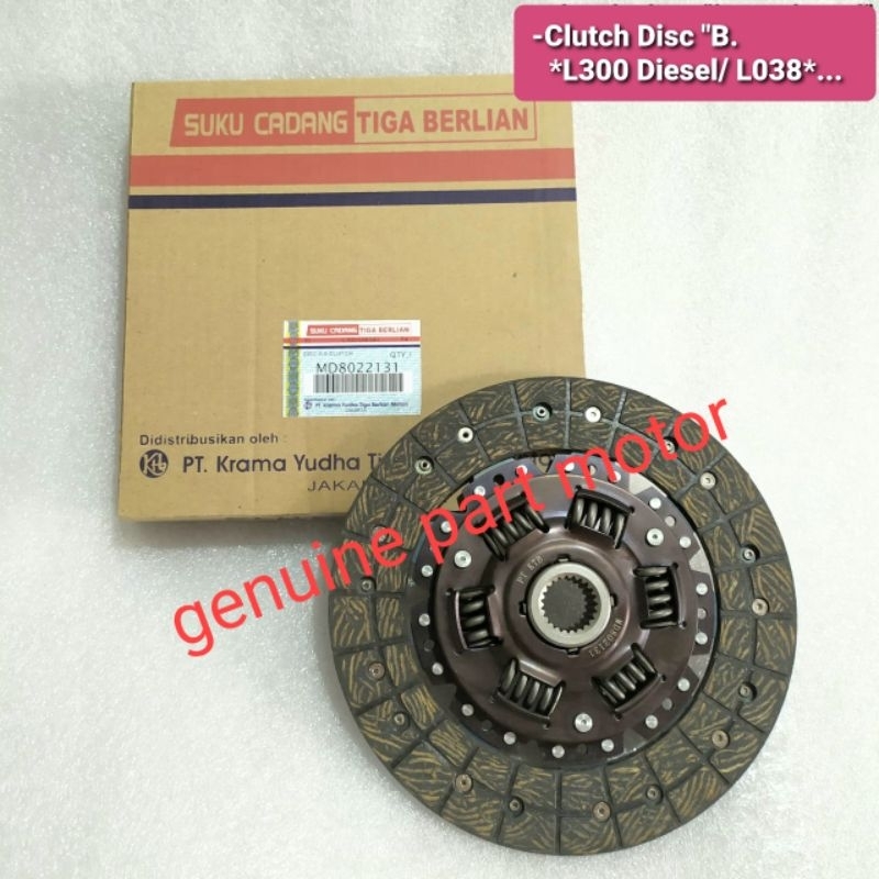 CLUTCH DISC/KAMPAS KOPLING L300 DIESEL/L038(MD802131)