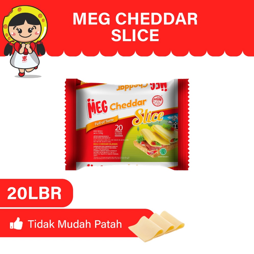 

[☜E8>] MEG Cheddar Slice 20 slices New Product