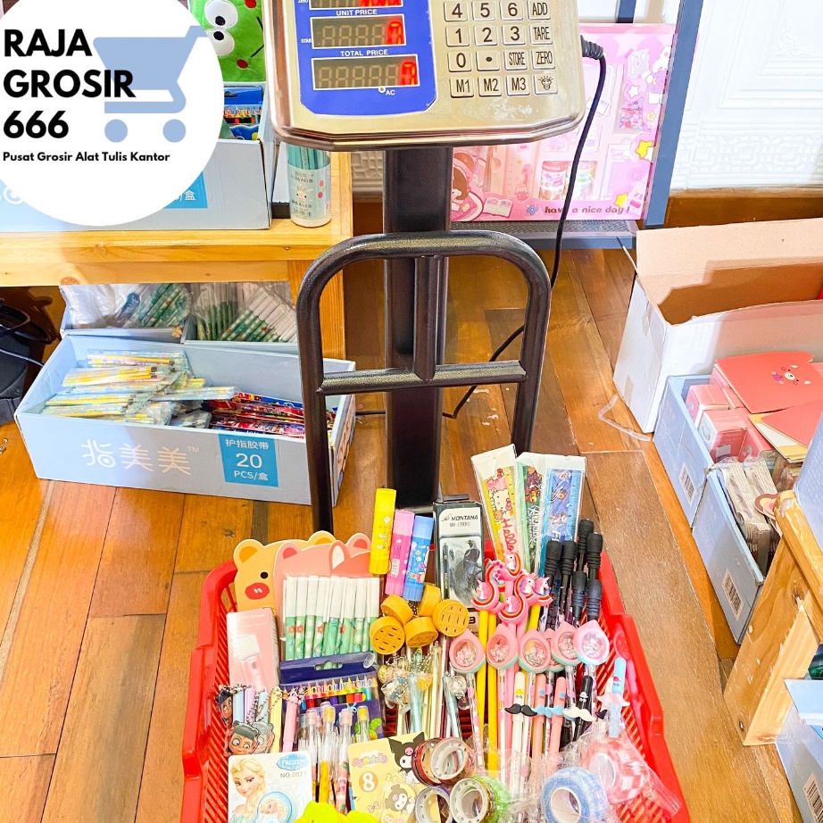 

Harga Promo➚ Rajagrosir PAKET ALAT TULIS 1000 GRAM atau 1 KG Stationery Y82 ☋