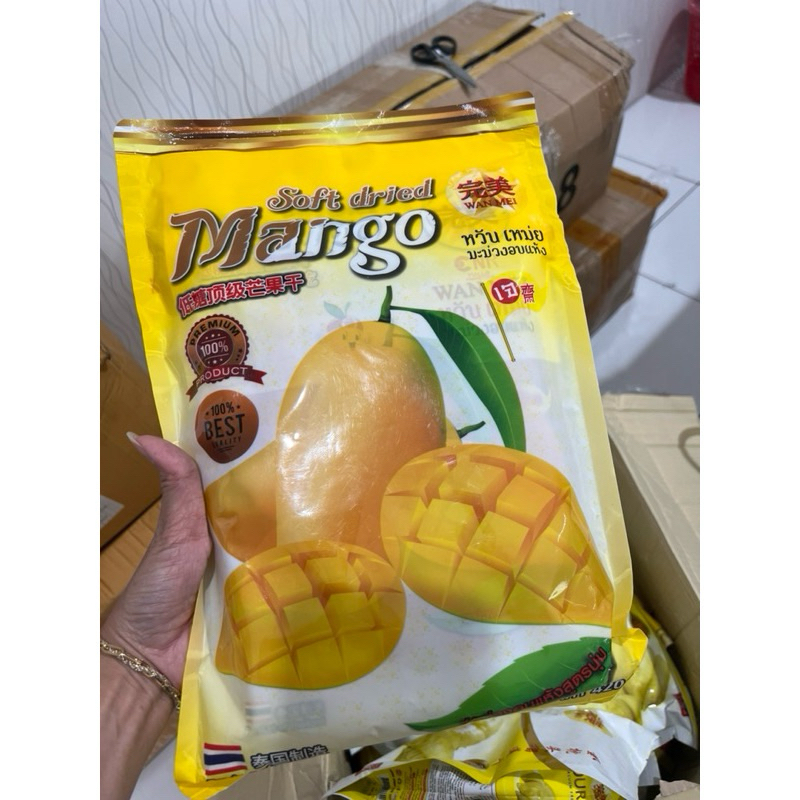 

Dried Manggo Thailand Soft dry manggo thai Wan Mei @170gram/pack kecil
