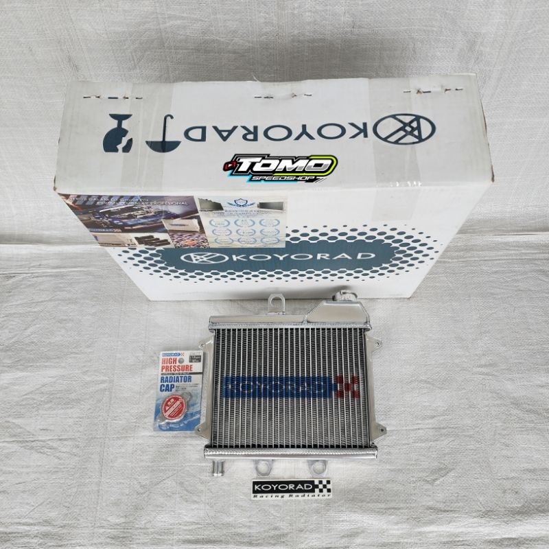 Radiator Koyorad Ninja150 SS R + Tutup Radiator Koyorad Original