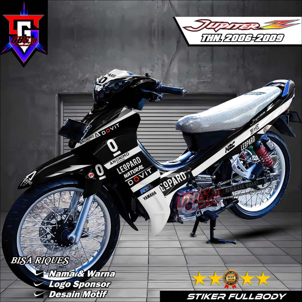 Decal Stiker Jupiter Z 2006 Sticker Fullbody Striping Jupiter Z 2006Fullbody Variasi Racing