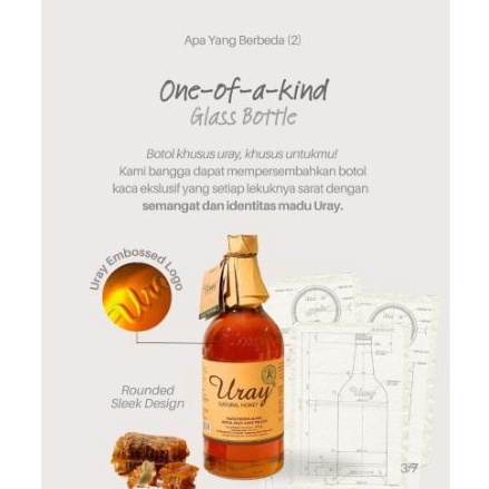 

IQN0U Madu Uray Raw Honey 875 gr (875 ml) Madu Murni Sehat Madu Hutan Madu Asli Madu Uray (Raw Honey) whiar
