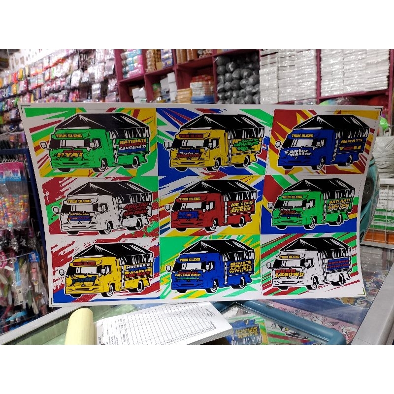 

Stiker Truk Oleng Isi 9 Stiker Harga grosir Termurah