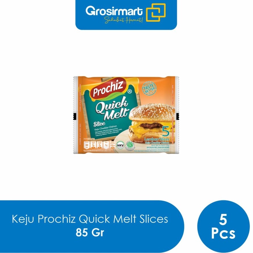 

Keju Prochiz Quick Melt Slices 85 Gr 58