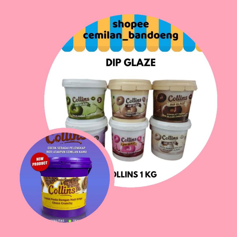 

NQH0U DIP GLAZE COLLINS 1 KG FREE BUBBLE WARP EXP. TAHUN 2025 89