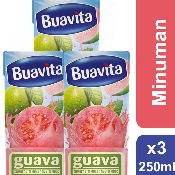 

StOck B4nyak Buavita Guava 250ml Multi Pack [230]
