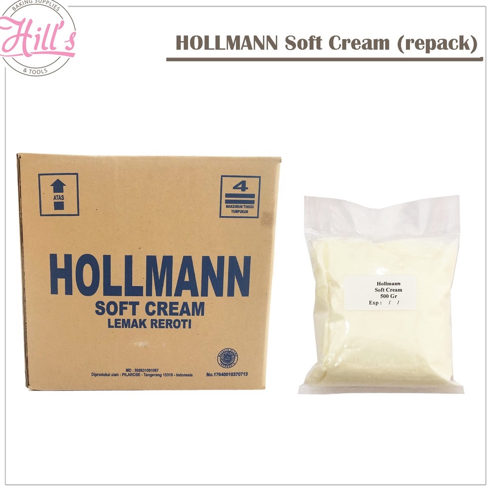 

[♧X53&] PROMO MURAH !!! SOFT CREAM HOLLMANN 500 gr / PELEMBUT BUTTER CREAM 500gr / HOLMAN HOLLMAN SOFTCREAM New_Product