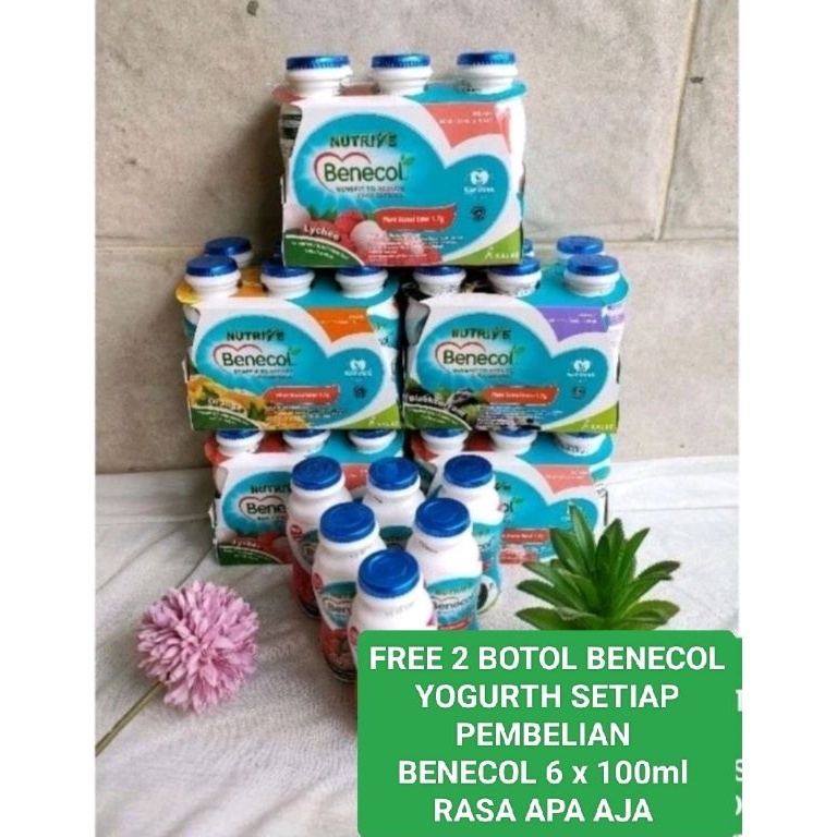 

[COD RH41] Nutrive benecol 6 x 100ml FREE 2 BOTOL BENECOL YOGURTH Terbaru