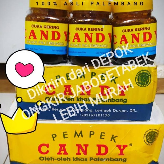 Terlaris Cuko pempek candy & bu titi asli kuah pempek cuka kering pempek palembang halal candy empek