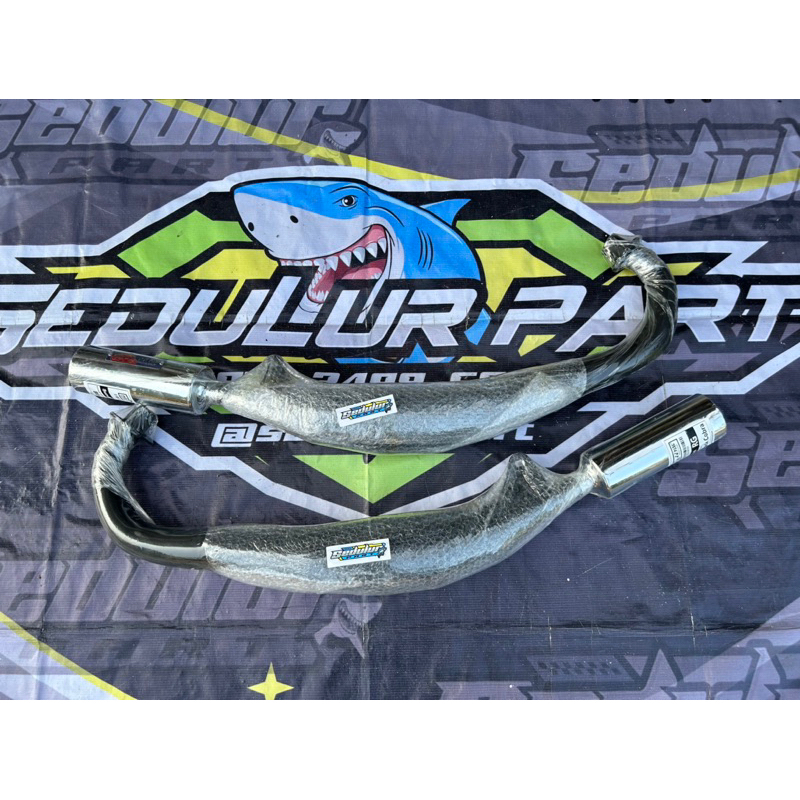 KNALPOT SATRIA 2T YY PANG KNALPOT STANDAR RACING YYPANG SATRIA LUMBA HIU