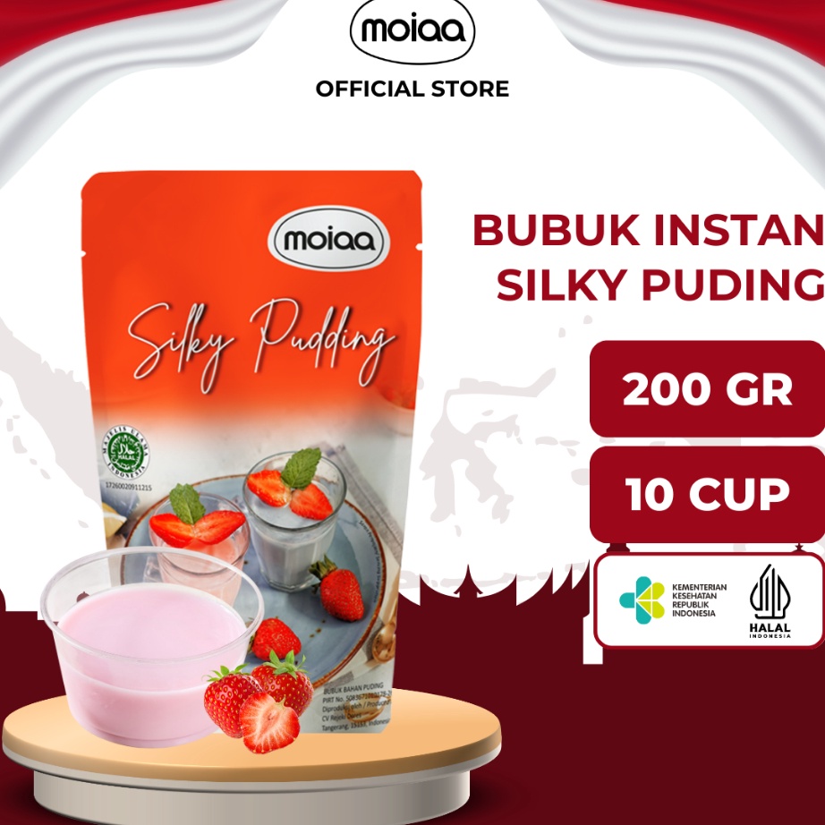 

[KODE PRODUK CC6KH4955] MOIAA - Premix Silky Pudding 200 gram / Bubuk Moiaa Instan 19 Varian Rasa / Makanan Instant