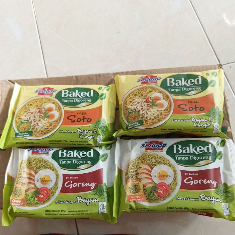 

mie sedap baked 12pcs